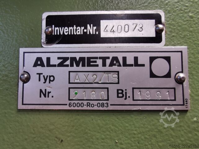 Bohr-Fräsmaschine Alzmetall Bohrmaschine AX2/TS