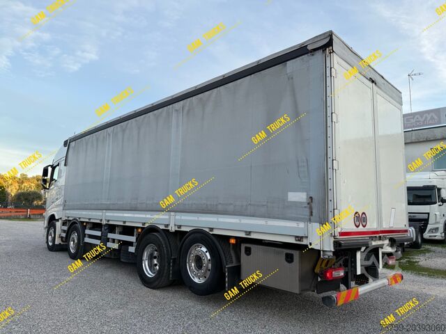 Truck with flatbed and tarpaulin Volvo FH13.460 Globetrotter Pritsche 8.20m EU6