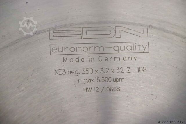 Saw blade EDN Ø 350 350x3,2x32Z=108