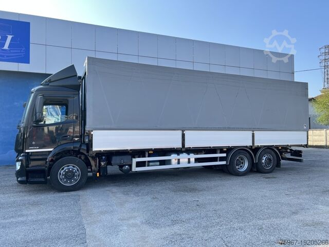 Flatbed truck with tarpaulin Mercedes-Benz Antos 2532