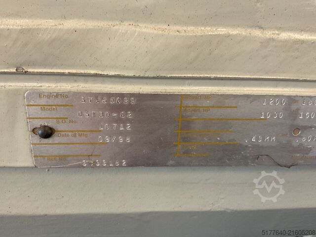 Motor Cummins QST30G2