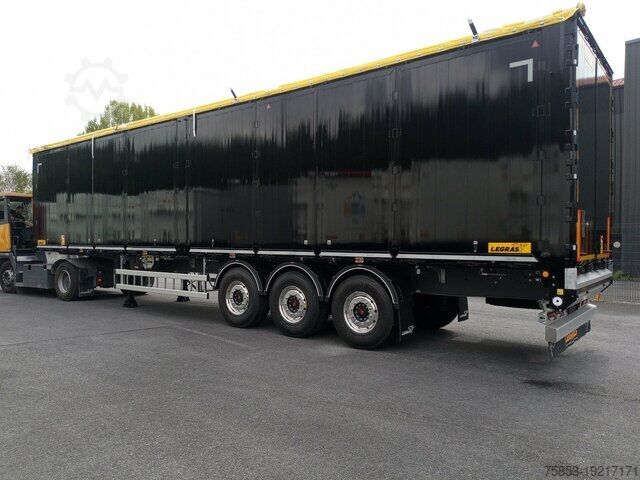 Walking floor semitrailer LEGRAS Schubboden Seitentüren