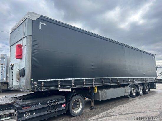 Auflieger mit Pritsche & Plane SCHMITZ SCB S3T, VARIOS, LIFTACHSE, EDSCHA-VERDECK,