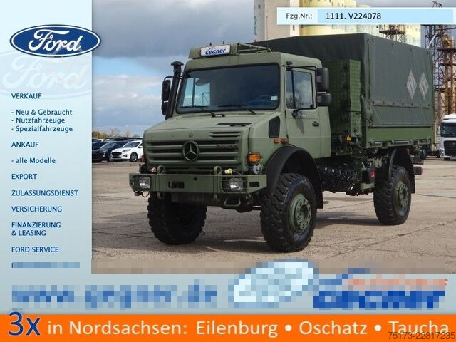 LKW mit Pritsche & Plane UNIMOG U 5000 Pritsche Plane 218PS Autm. 4x4