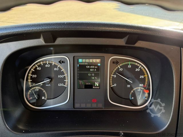 Refrigerator body van MERCEDES-BENZ ATEGO 818 L Tiefkühlkoffer 5 m LBW 1 to.*THERMO