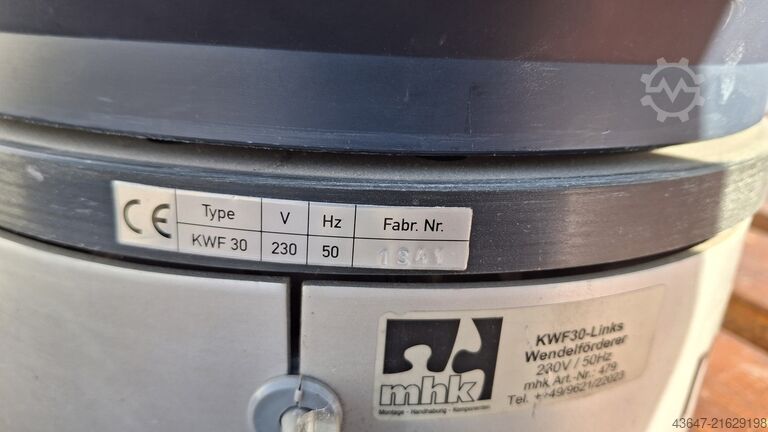 Schwingförderer, Rundschalenzuführer MHK KWF 30