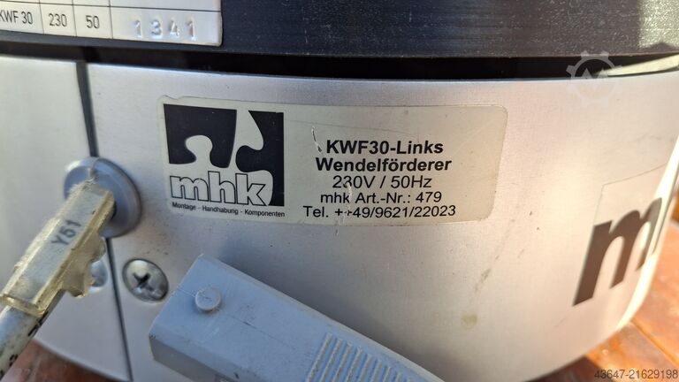 Schwingförderer, Rundschalenzuführer MHK KWF 30