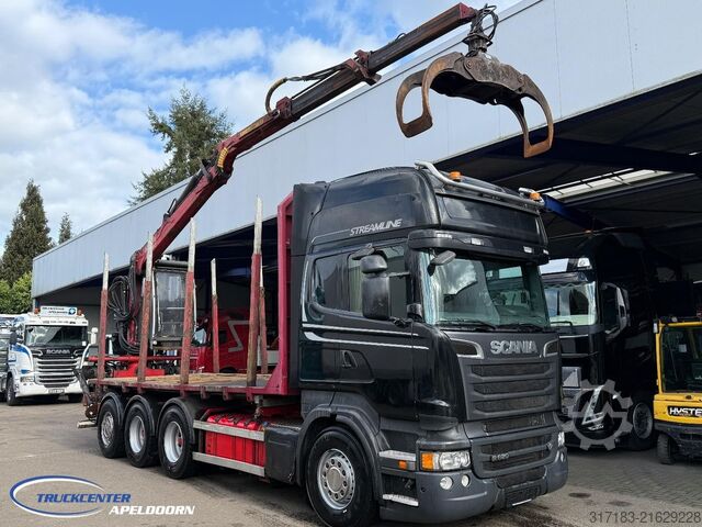 Log transporter Scania R620 V8 8x4, Kesla 2012T
