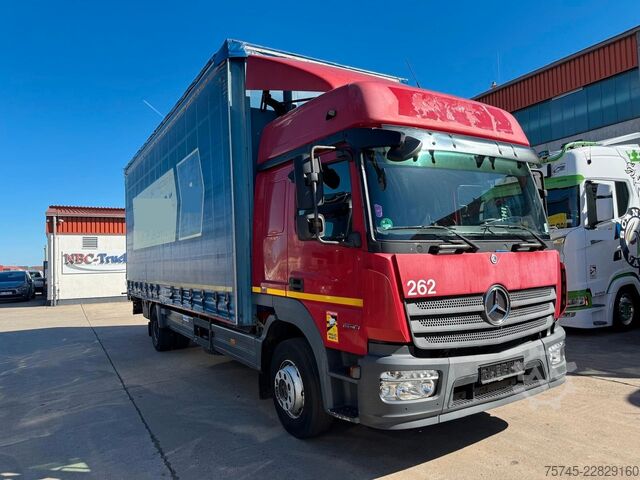 LKW mit Pritsche & Plane MERCEDES-BENZ ATEGO 1530**HOCHDACH*2 X LIEGE*KLIMA*2,95 H