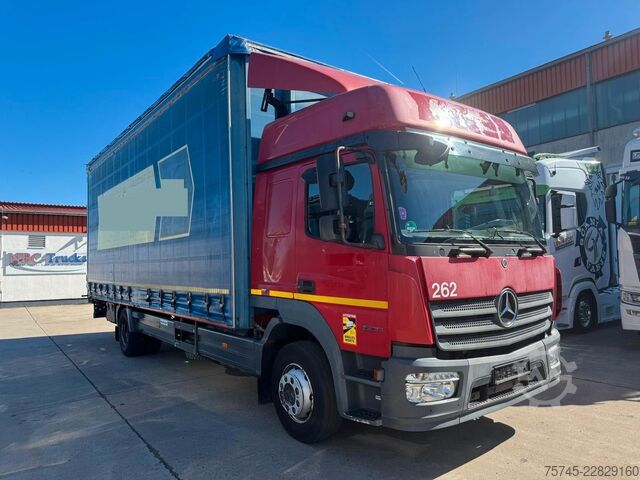 LKW mit Pritsche & Plane MERCEDES-BENZ ATEGO 1530**HOCHDACH*2 X LIEGE*KLIMA*2,95 H
