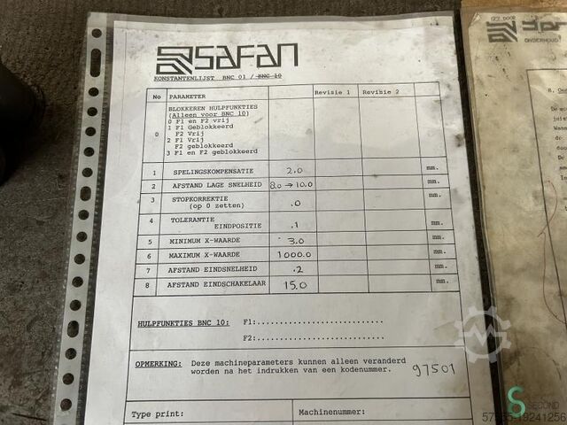 Blechscheren Safan HVS 310 13/16 1990 Safan HVS 310 13/16
