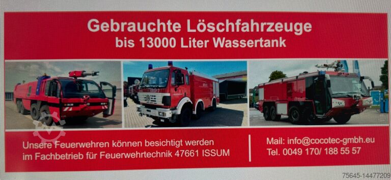 Fire engine MAN - Flugfeld - Löschfahrzeug PANTHER - Rosenbauer