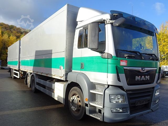 LKW mit Kofferaufbau MAN 26.460 TGS*kpl Zug Schwenkwand*2x LBW*NLA*38 Pal