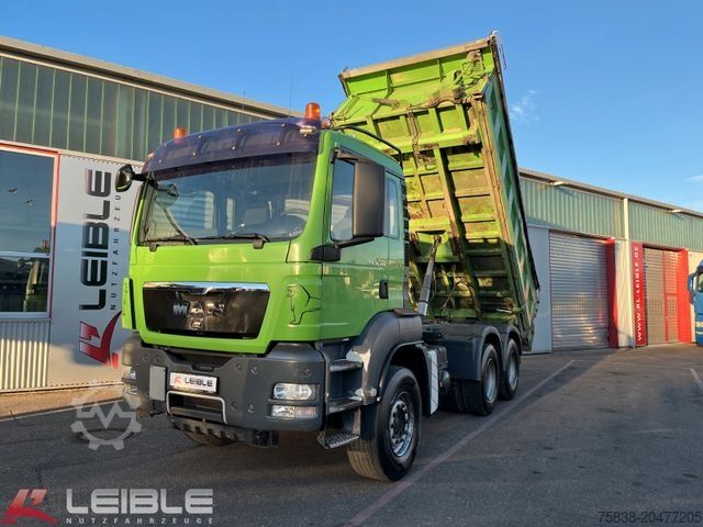 Kipper LKW MAN TGS 26.480 6x4BB*Bordmatik*Retarder*elekt. Plane