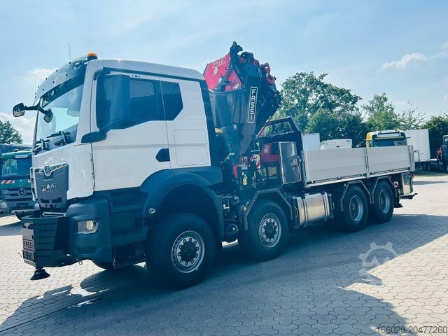 Autokran MAN TGS 41.520 8x8 mit Fassi Ladekran F710RA.2.26