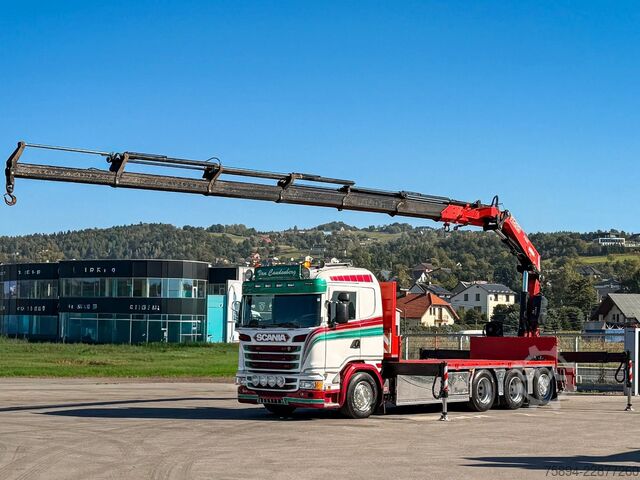 Autokran SCANIA G450 Platform 6,40 m FASSI F365 RA.2.26 + Funk