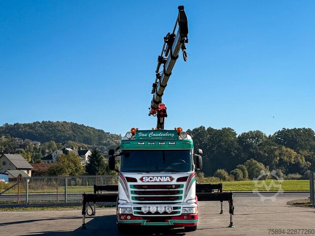 Autokran SCANIA G450 Platform 6,40 m FASSI F365 RA.2.26 + Funk