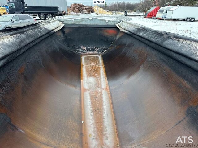 CMT ASF 13 asphalt bucket for hook truck CMT ASF 13 asphalt bucket for hook truck