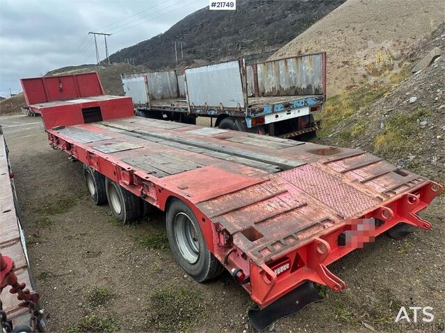 Low loader Damm 3SD335 3 axle machine trolley