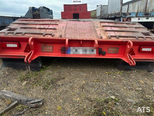 Low loader Damm 3SD335 3 axle machine trolley
