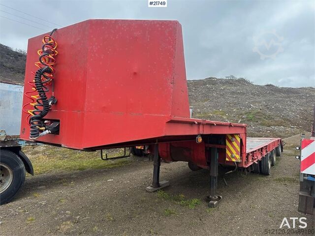 Low loader Damm 3SD335 3 axle machine trolley