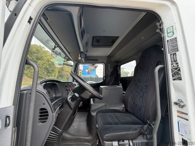 Three-way tipper van MERCEDES-BENZ Atego 818 Kipper KRAN 14m SEILWINDE FUNK AHK