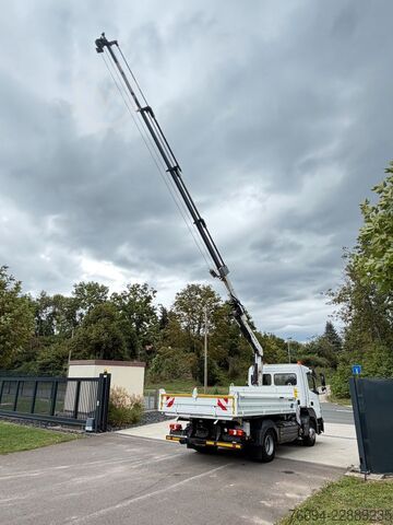 Tipper van MERCEDES-BENZ Atego 818 Kipper KRAN 14m SEILWINDE FUNK AHK