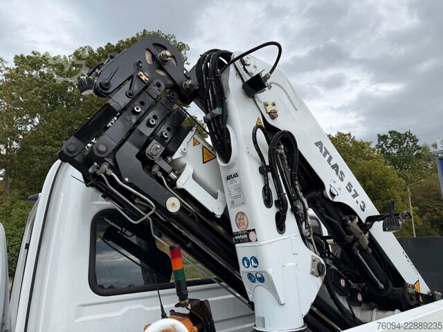 Tipper van MERCEDES-BENZ Atego 818 Kipper KRAN 14m SEILWINDE FUNK AHK