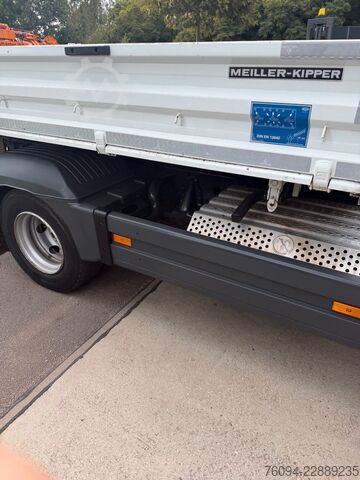 Tipper van MERCEDES-BENZ Atego 818 Kipper KRAN 14m SEILWINDE FUNK AHK