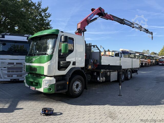 LKW mit Pritsche (offen) Volvo FE320 6X2 HMF 1620 K5 bis 18.50 Meter