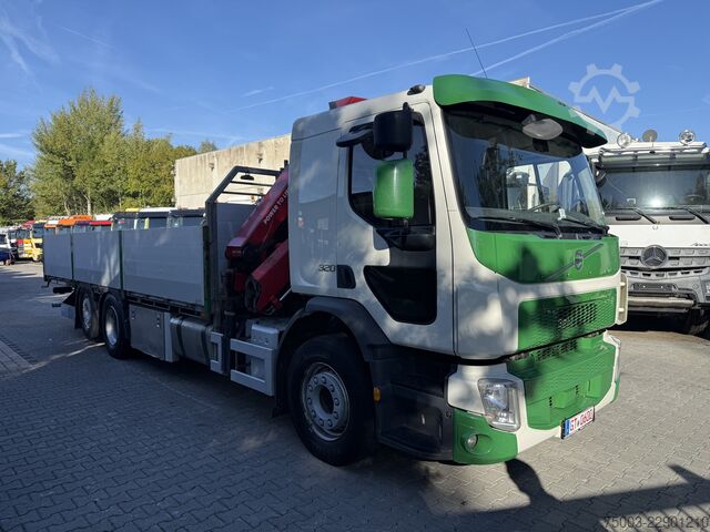 LKW mit Pritsche (offen) Volvo FE320 6X2 HMF 1620 K5 bis 18.50 Meter