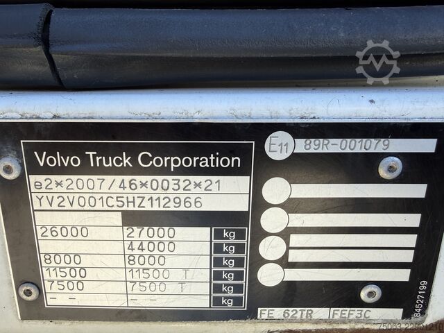 LKW mit Pritsche (offen) Volvo FE320 6X2 HMF 1620 K5 bis 18.50 Meter