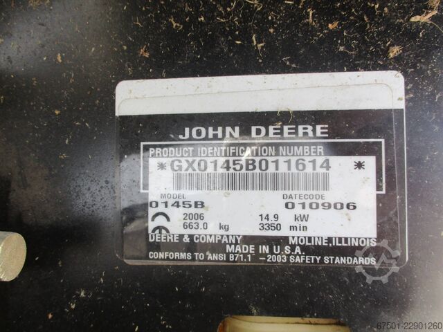 Aufsitzmäher Rasenmäher John Deere 0145 B (3553)