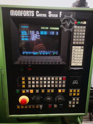 CNC-Drehmaschine mit C-Achse und FRÄS CNC LATHE - MONFORTS RNC 4 C AXIS RNC4 WITH MILLING