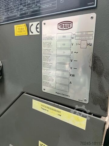 CNC-Dreh- und Fräszentrum CNC TURNING LATHE TRAUB TNA 300 TNA 300