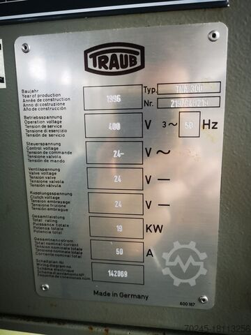 CNC-Dreh- und Fräszentrum CNC TURNING LATHE TRAUB TNA 300 TNA 300