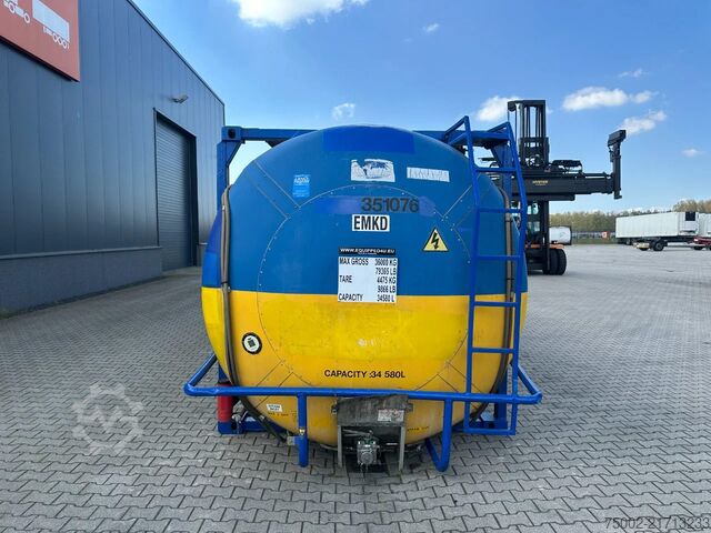 Tankcontainer UBH INTERNATIONAL 34.580L / 1-comp. / 4 BAFFLES / 20FT swapbody /...