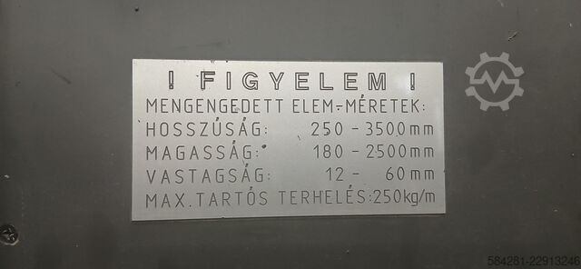 Insulating glass making machine Lisec VL-1N/25