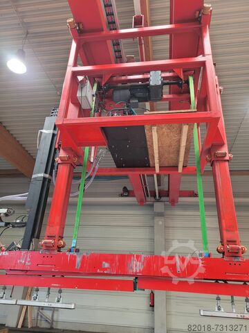 Vakuum-Stapelanlage, Portalkran KAISER SBTE-F100-750/3.000, Hallenkran, Kran