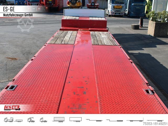 Low loader semitrailer FAYMONVILLE MAX100 Semi-Tieflader