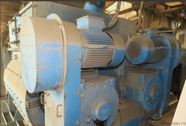 Concrete mixing plant single mixer BHS Mischer DKX 4.0