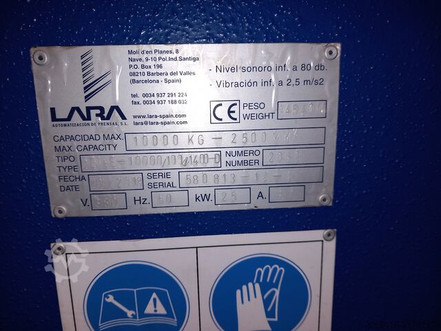 Belt feeding line LARA DEMAE-10000/100/1400-D