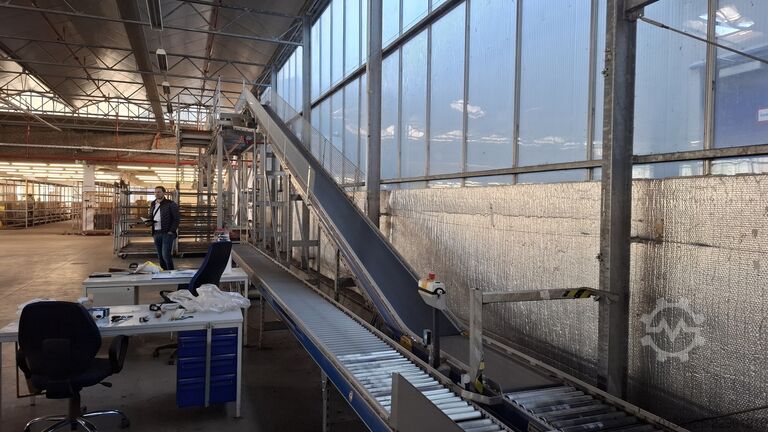 Roller conveyor and conveyor belts SSI Schäfer Typ N425 / N626