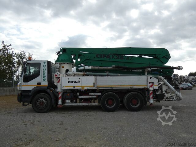 Concrete pump truck Iveco TRAKKER 380