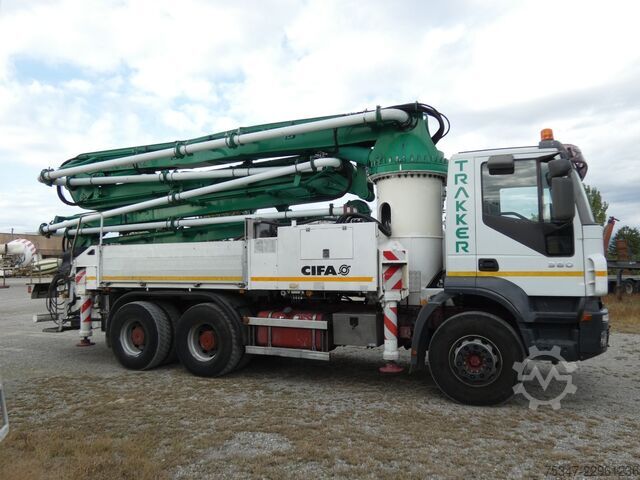 Concrete pump truck Iveco TRAKKER 380