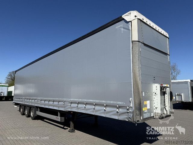 Open semitrailer with tarp Schmitz Cargobull Curtainsider Mega Getränke