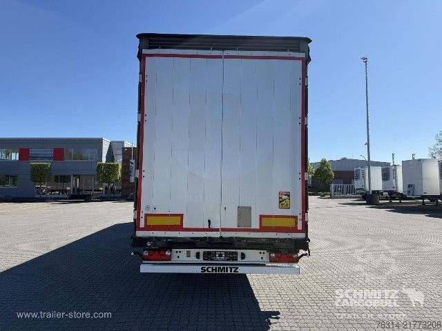 Open semitrailer with tarp Schmitz Cargobull Curtainsider Mega Getränke