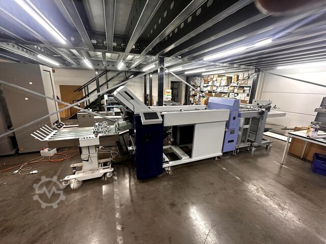 Creasing and folding machine incl. MB system Bacciottini Pit Stop WFD2H Speed + WFD2H 1010 + PFNET 52/4- 40-ART52 Rill- und Falzmaschine inkl. MB System