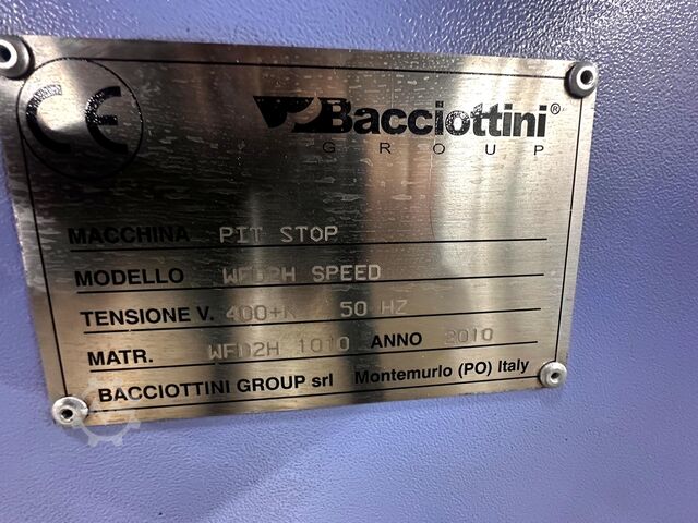 Creasing and folding machine incl. MB system Bacciottini Pit Stop WFD2H Speed + WFD2H 1010 + PFNET 52/4- 40-ART52 Rill- und Falzmaschine inkl. MB System