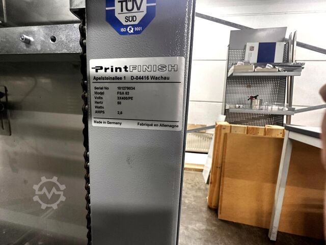 Creasing and folding machine incl. MB system Bacciottini Pit Stop WFD2H Speed + WFD2H 1010 + PFNET 52/4- 40-ART52 Rill- und Falzmaschine inkl. MB System